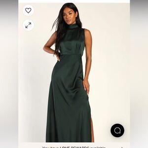 Lulus Classic Elegance Dress in Green